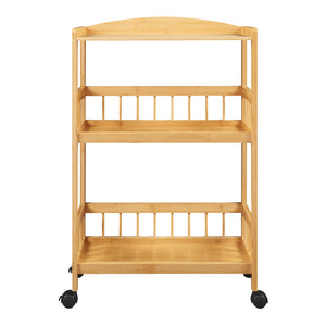 Servierwagen Huddinge 80x53x30 cm Bambus [en.casa]