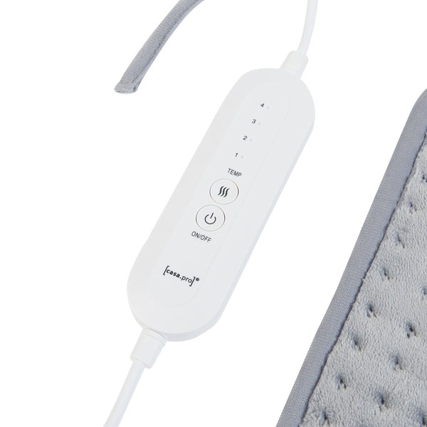 Elektrisches Heizkissen Calvera 80W 50x40cm Grau [en.casa]