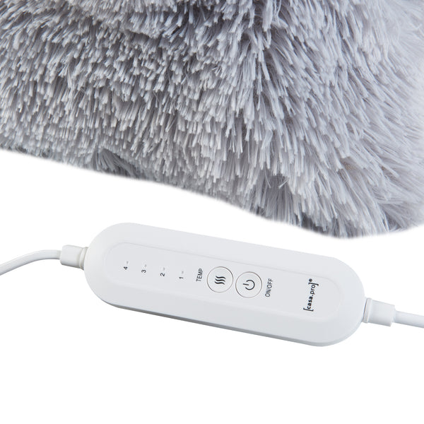 Elektrisches Heizkissen Capurso 100W 40x40cm Grau [en.casa]