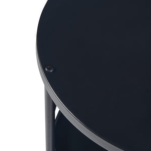 Servierwagen Munkedal Metall Schwarz [en.casa]