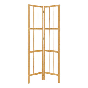 Eckgarderobe Hyllestad 165,5x92x8cm Bambus [en.casa]