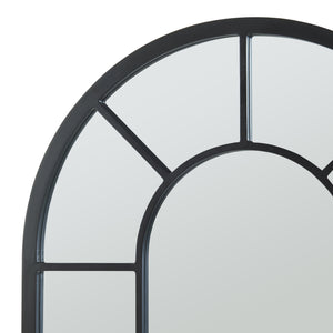 Wandspiegel Enonkoski 90x60 cm Schwarz [en.casa]