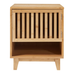 Nachttisch Ypäjä 50x42x39cm Bambus [en.casa]