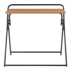 Klappbarer Schreibtisch Kvitsøy 85x50x80cm Schwarz/Eiche [en.casa]