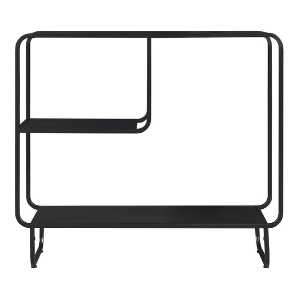 Konsolentisch Færder Metall 92x33x81 cm Schwarz [en.casa]