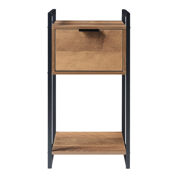 Beistelltisch Namsskogan 62x33x32cm Walnussoptik [en.casa]