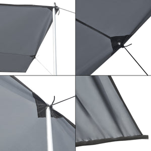 Wohnwagen-Vordach Beuningen 400x240x235 cm Grau [pro.tec]