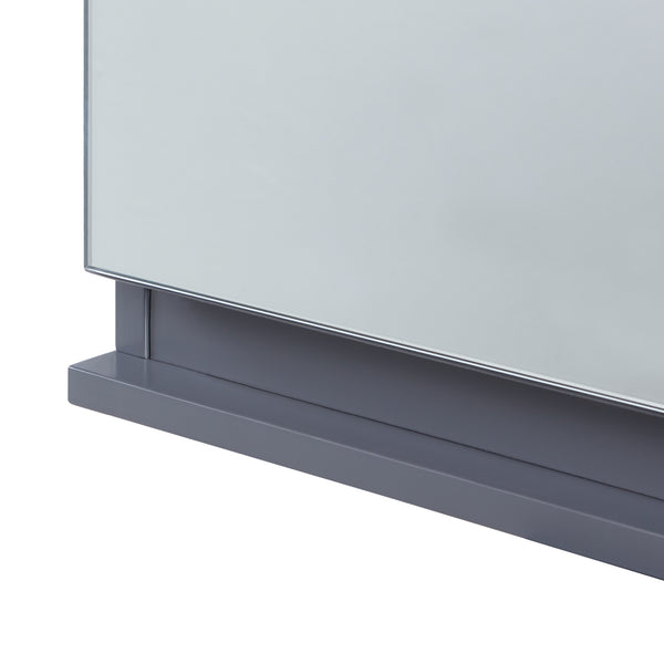 Spiegelschrank Overath 60x20x50 cm Grau [en.casa]