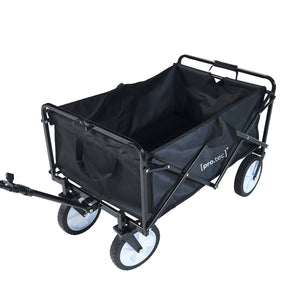 Bollerwagen Stenlille 84x55 cm max. 80kg Schwarz [pro.tec]