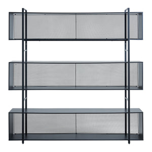 Standregal Randaberg 180x180x33 cm Schwarz [en.casa]