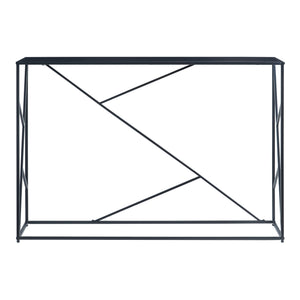 Konsolentisch Rättvik 120x30x80 cm Schwarz [en.casa]