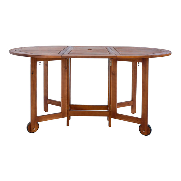 Gartenmöbelset Acerenza 7-tlg. Akazienholz FSC®-zertifiziert [en.casa]