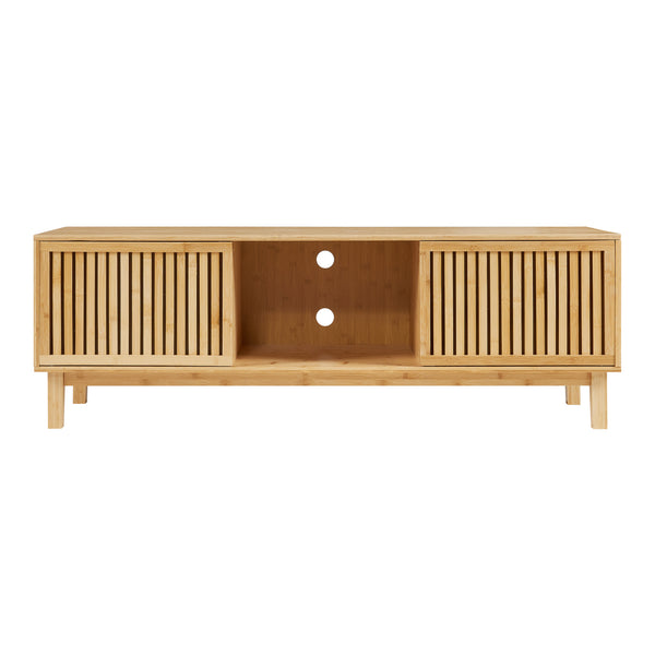 Fernsehschrank Ypäjä 150x42x50 cm Bambus Natur [en.casa]