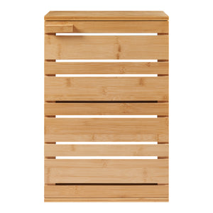 Hängeschrank Epind 50x33x20 cm Bambus Natur [en.casa]