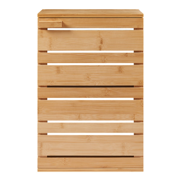 Hängeschrank Epind 50x33x20 cm Bambus Natur [en.casa]