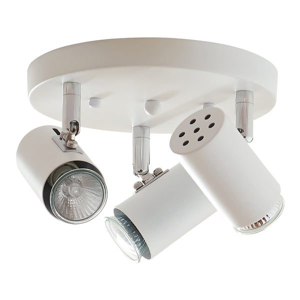 Deckenleuchte Bathgate 3 x GU10 Weiß [lux.pro]
