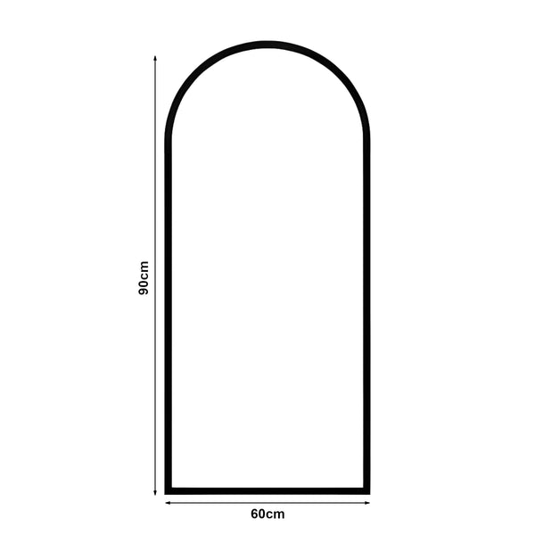 Wandspiegel Podena 90x60 cm Natur [en.casa]
