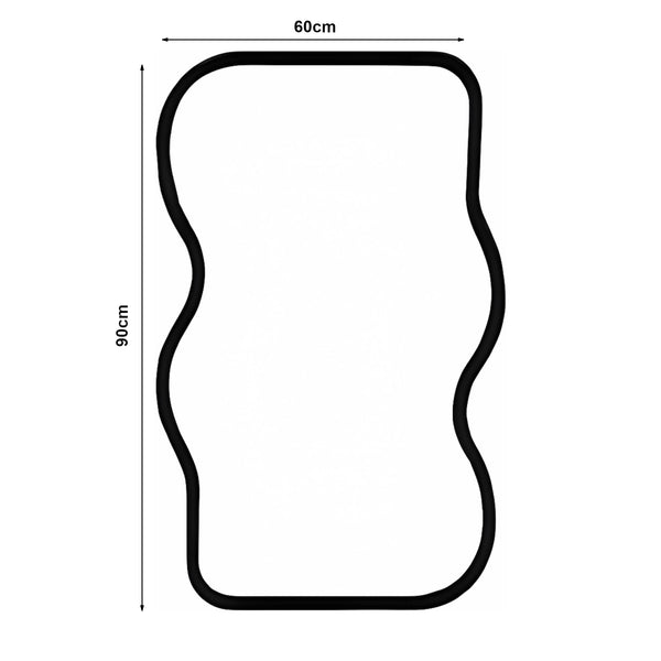 Wandspiegel Bellerirnu 90x60 cm Sonoma-Eichenoptik [en.casa]