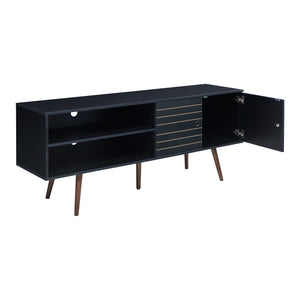 Fernsehschrank Vare 160x40x66 cm Schwarz [en.casa]