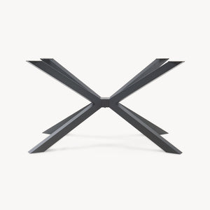 Tischgestell Bemeenel 120x75x72 cm Stahl Schwarz [en.casa]