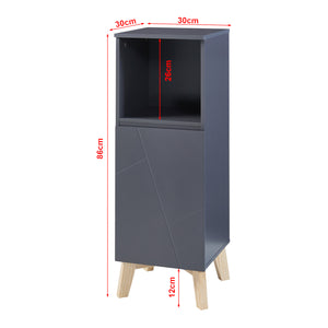 Badmöbelset 5-teilig Overath Grau [en.casa]