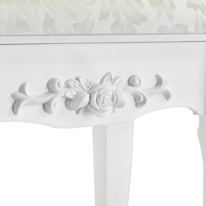 Schminktisch Limerick mit Spiegel + Hocker en.casa