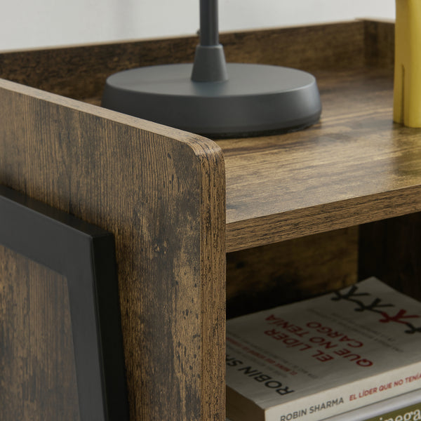 Nachttisch Andernach 52x42x35 cm Holzfarben en.casa