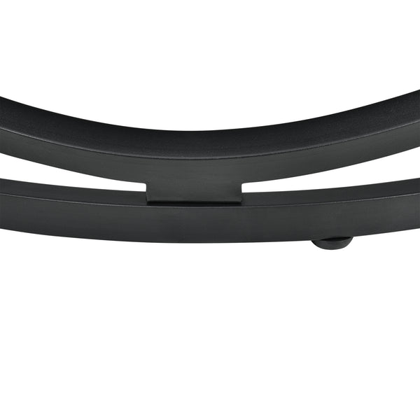 Couchtisch Dunedin Ø 79 cm Holzfarben/Schwarz en.casa