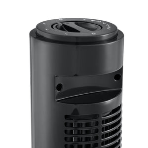 Standventilator mit 3 Stufen Geräuscharm Oszillation Schwarz in.tec