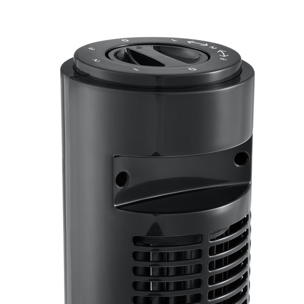 Standventilator mit 3 Stufen Geräuscharm Oszillation Schwarz in.tec