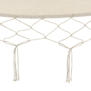 Hängematte Corinto 200x80 cm Max. 150 kg für Innen und Außen Creme casa.pro