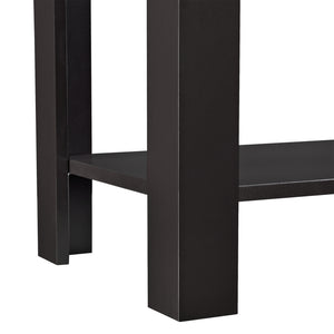 Beistelltisch Chur 60 x 30 x 61,3 cm braun en.casa