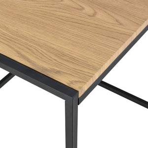 Beistelltisch Ringsaker 3er Set Eiche-Optik en.casa
