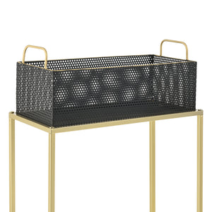 Pflanzständer Jurbise 2er Set Messingfarben/Schwarz en.casa