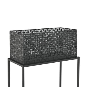 Pflanzständer Honnelles 2er Set Schwarz en.casa