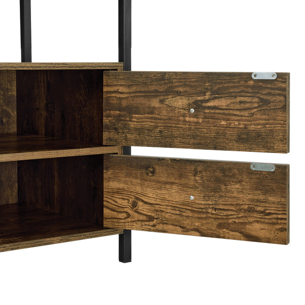 Beistelltisch Alstahaug mit Schrankfächer 59x45x40cm [en.casa]