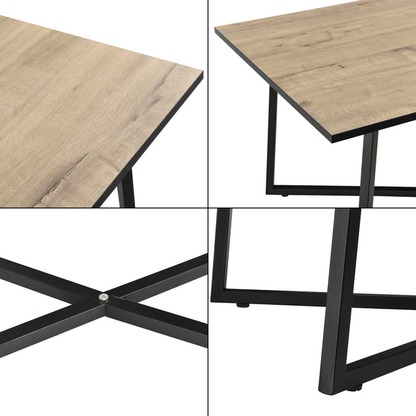 Couchtisch Uddevalla 100x60x47cm Eicheoptik [en.casa]