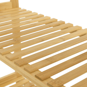 Bambusregal Karlskoga 60x26x130cm Natur Holz [en.casa]