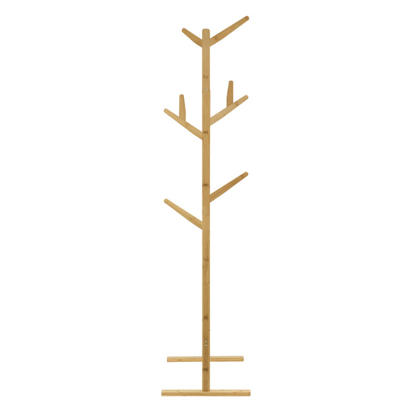 Bambus Garderobenständer Nordreisa 65x40x170cm [en.casa]