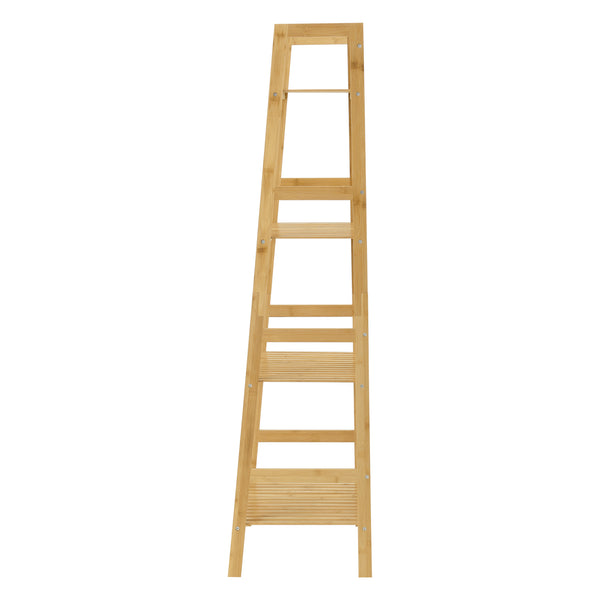 Bambus Leiterregal Vinje 48x32x123cm [en.casa]