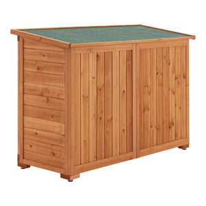 Geräteschrank Kerteminde Kaminholzlager Brennholzregal 88 x 128 x 50 cm [en.casa]