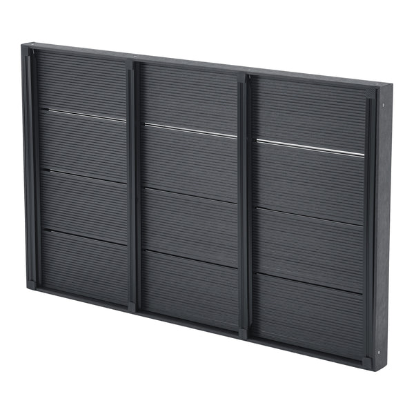 WPC Bodenplatte Nürtingen für Solardusche 101x63x5,5cm [en.casa]