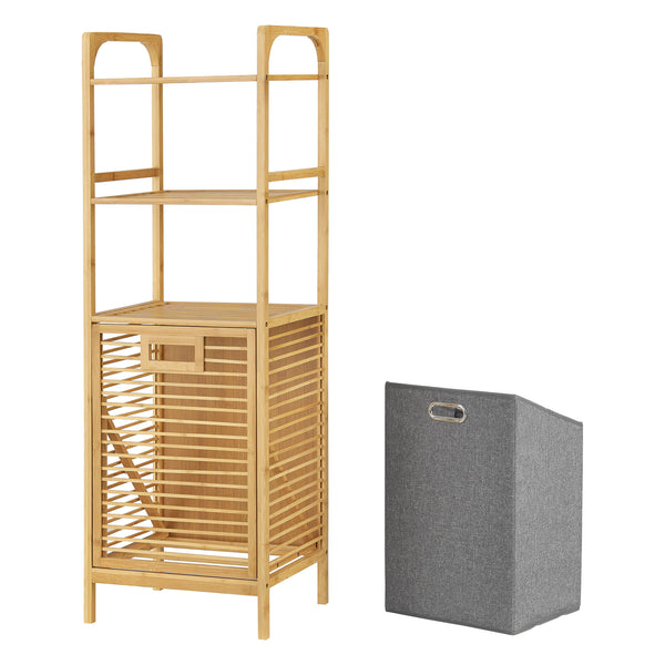 Bambus Wäscheregal Tidaholm 118x39,5x30,5cm [en.casa]