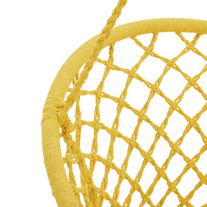 Hängesessel Jaina max. 120 kg Gelb [en.casa]