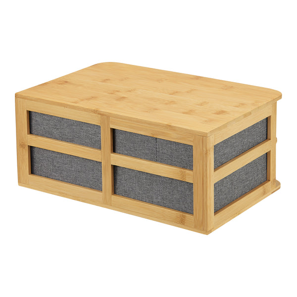 Bambus Schreibtisch Organizer Mäntsälä [en.casa]