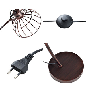 Stehlampe Portsmouth Rostbraun [lux.pro]