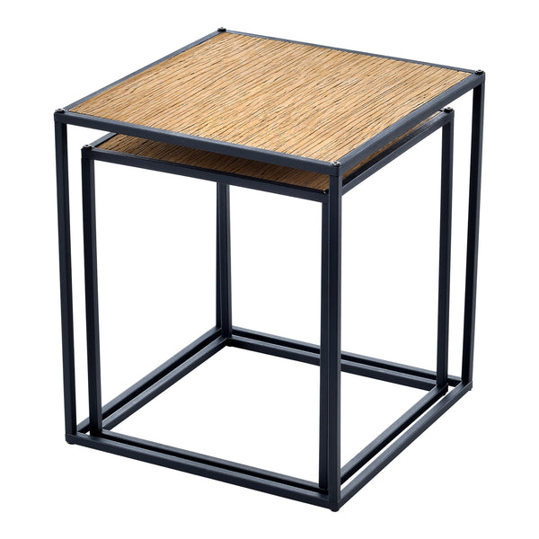 Satztisch Grindavik im 2er Set Holz-Optik [en.casa]