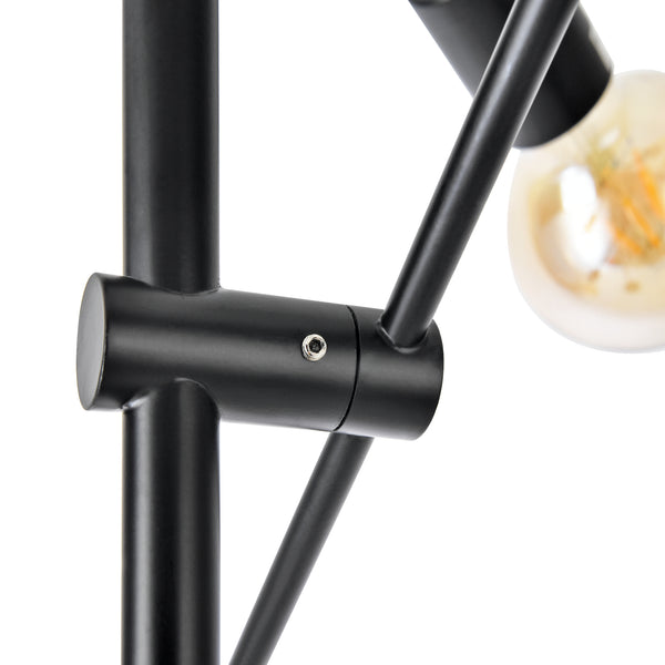 Stehleuchte Craigavon 154cm x 28cm Schwarz [lux.pro]