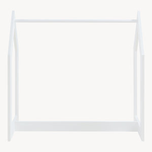 Garderobenständer Værløse 78x75x35cm Weiß [en.casa]