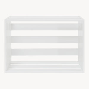 Beistelltisch Rønde 43x64x33 cm Weiß [en.casa]